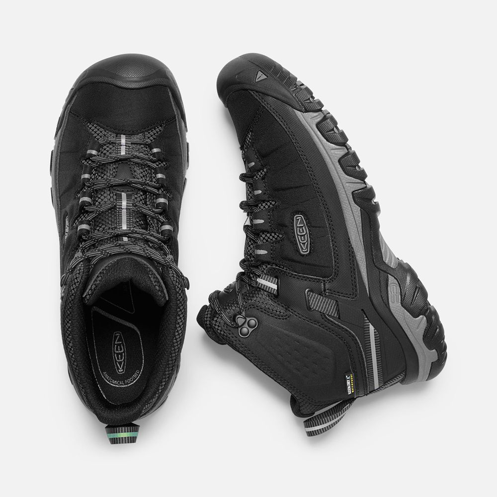 Keen Vandringskängor Herr Svarta - Targhee Exp Waterproof Mid - 136405ARL